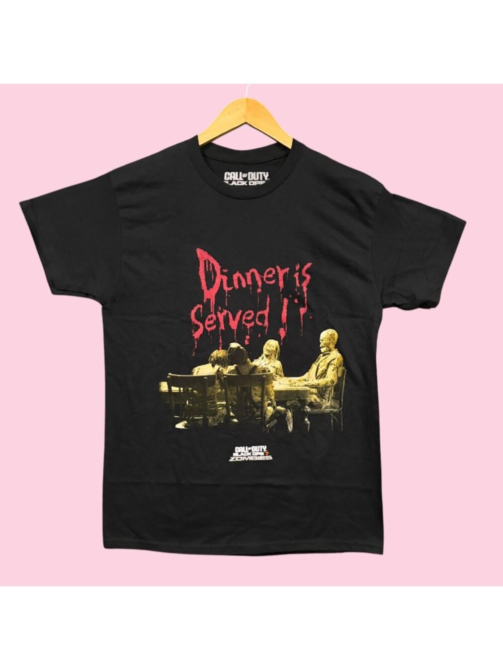 Call of Duty Black Ops 7 Zombies Dinner is Served Tee M